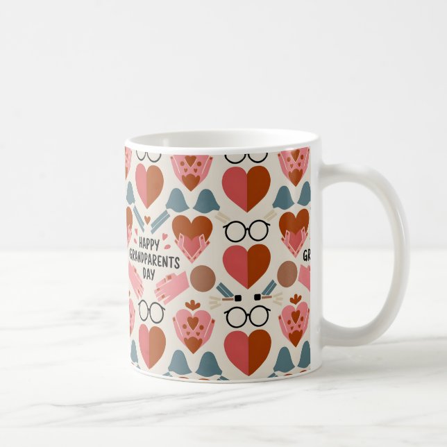 Grandeltern Tagesgeschenk Idee Kaffeetasse (Rechts)