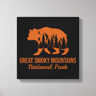 GRANDER SMOKY MOUNTAINS-NATIONALPARK LEINWANDDRUCK