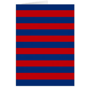 Grandes bandes horizontales rouges et bleues
