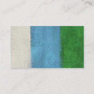 Grandes Cartes de visite d'art moderne - Vert bleu