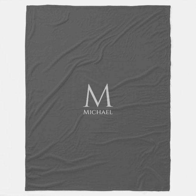 Grandes couvertures Monogramme Élégant Moderne Per (Devant)