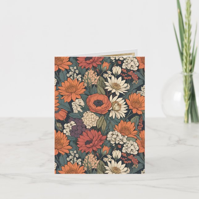 Grandes Fleurs Automnes Contemporaines (Devant)