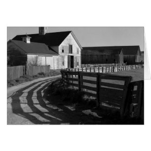 Grandes grange et route, mars 1966