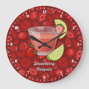 Grandes Horloge de la fraise Daiquiri