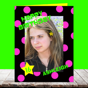 Grandes ou grandes cartes d'anniversaire avec âge 