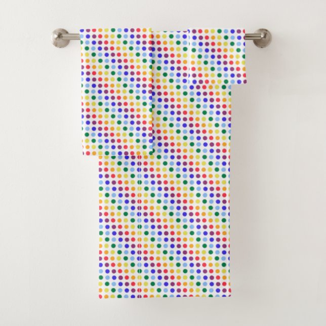 Grandes pointes Rainbow Polka modernes (En situation)