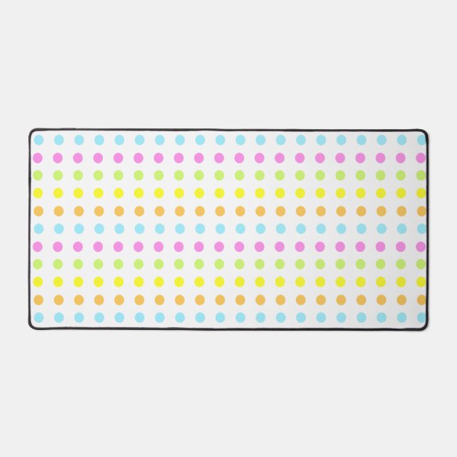 Grandes pointillées modernes sur blanc (Recto)