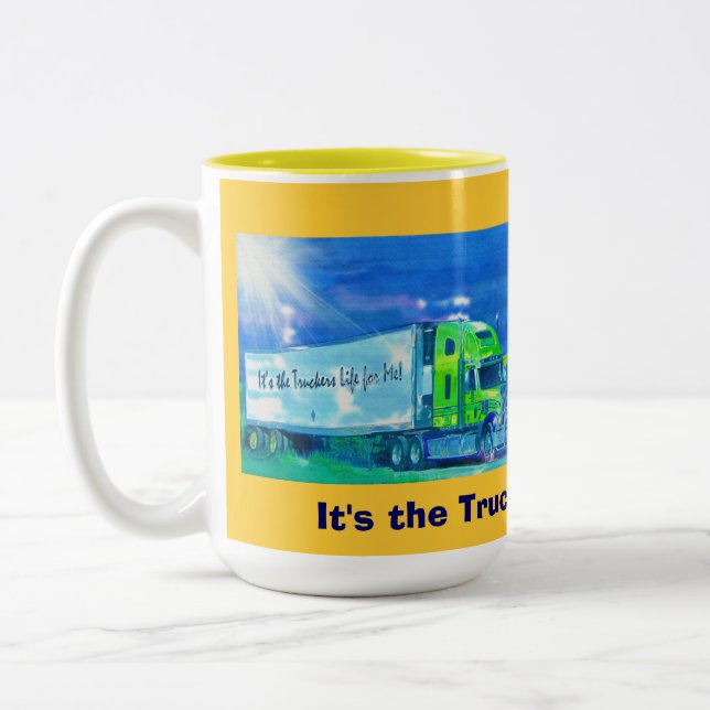 GRANDES TASSES DE CAFÉ DE RELAIS ROUTIER (Gauche)