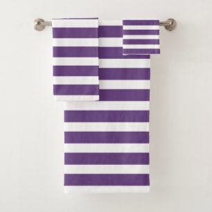 Grandes teintes violettes et blanches modernes