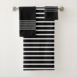 Grandes touches modernes en noir et blanc