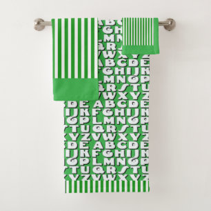 Grandes vertes pour enfants Alphabet