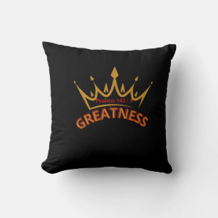 Grandeur (Psaume 143:3) Coussin