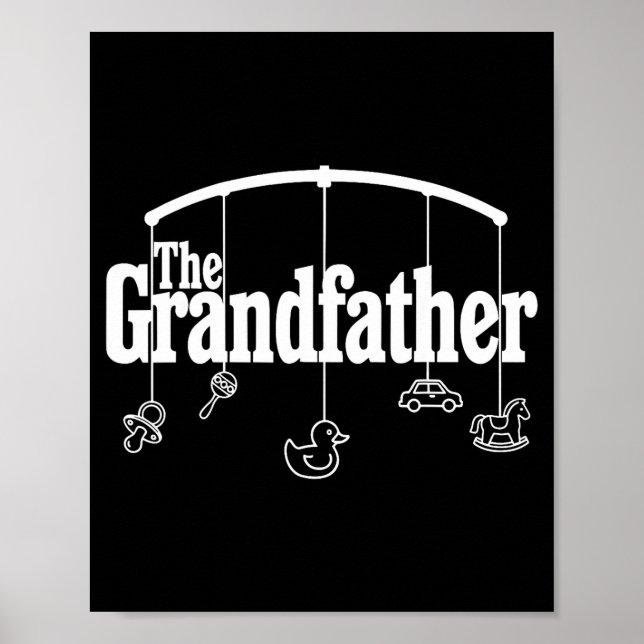 Grandfather Funny Quote Design For Grandpas  Poster (Vorne)