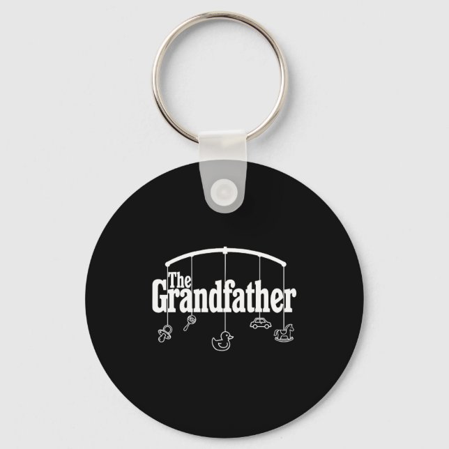 Grandfather Funny Quote Design For Grandpas  Schlüsselanhänger (Vorderseite)