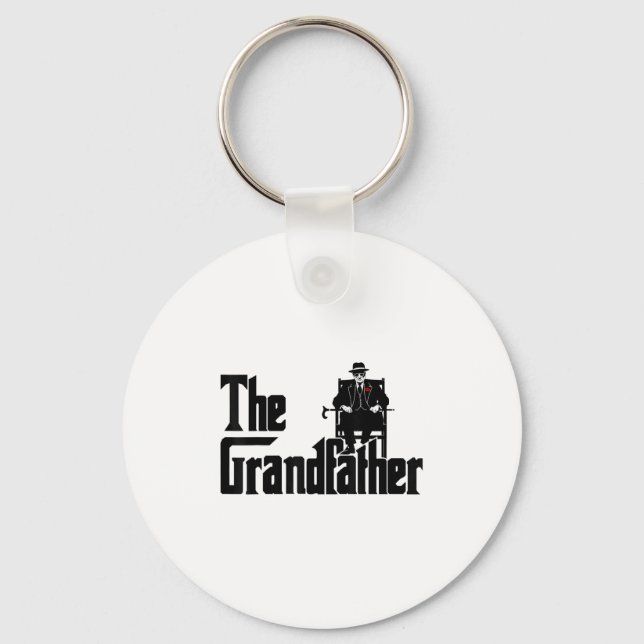 Grandfather Funny Quote Design For Grandpas  Schlüsselanhänger (Vorderseite)