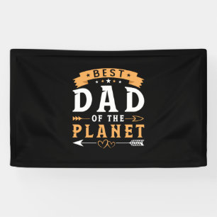 Grandfather Gift   Best Dad Of The Planet Banner