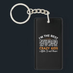 Grandfather Gift | I Am The Best Step Dad Schlüsselanhänger<br><div class="desc">Grandfather Gift | I Am The Best Step Dad</div>