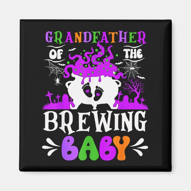 Grandfather Of The Brewing Baby Grandpa To Be Hall Magnet (Vorne)