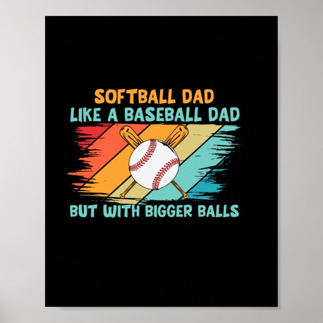 Grandfather Quotes | Baseball Dad Definition Poster (Vorne)
