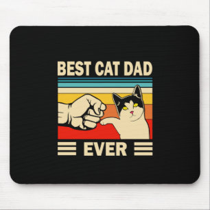 Grandfather Quotes Best Cat Dad Ever Mousepad