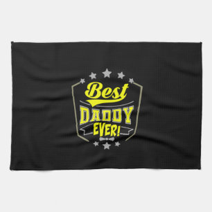 Grandfather Quotes   Best Daddy Ever Geschirrtuch