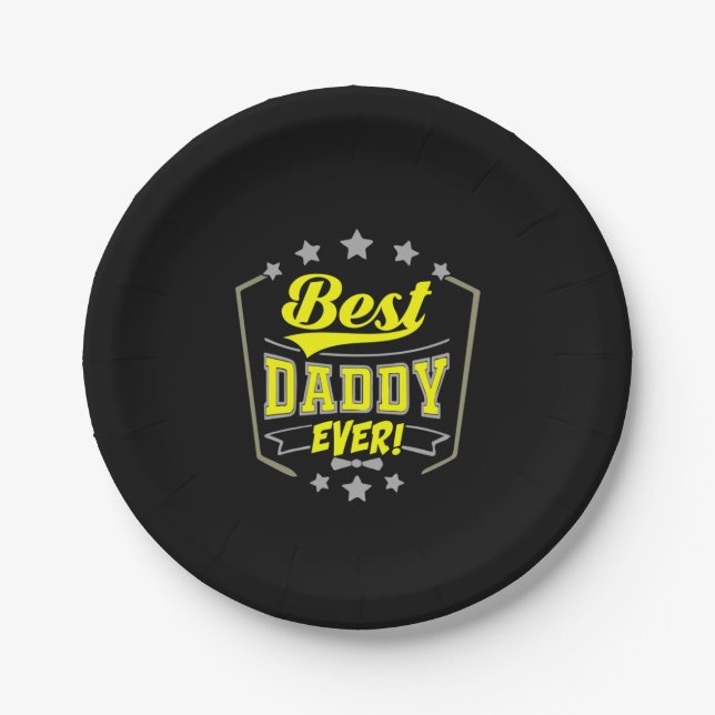Grandfather Quotes | Best Daddy Ever Pappteller (Vorderseite)