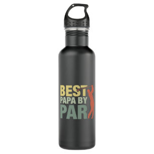 Grandfather Quotes   Best Papa By Par Golf Edelstahlflasche