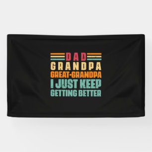 Grandfather Quotes Dad Great Grandpa Banner