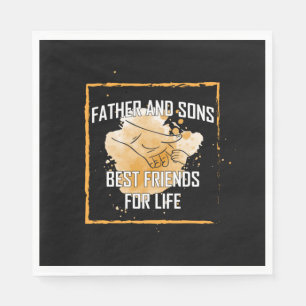 Grandfather Quotes   Father And Sons Best Friend Serviette