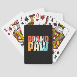 Grandfather Quotes Grandpaw Dog Spielkarten