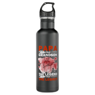 Grandfather Quotes   Papa And Grandson Edelstahlflasche