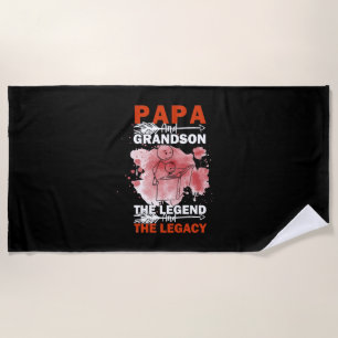 Grandfather Quotes Papa And Grandson Strandtuch