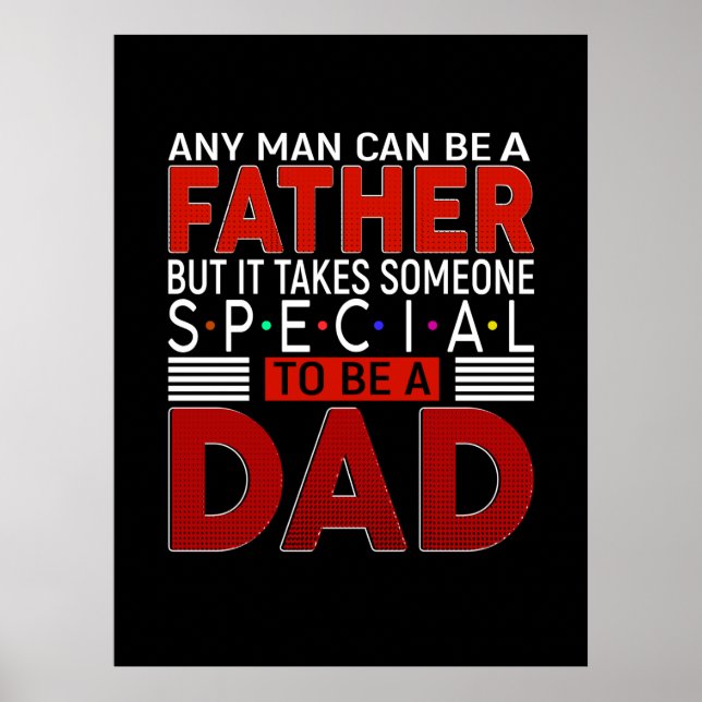 Grandfather Quotes | Someone Special To Be A Dad Poster (Vorne)