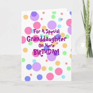 Grandgirl Anniversaire Customisée Cartes de voeux