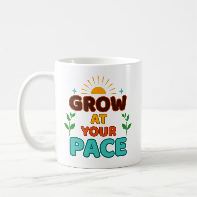 Grandir à votre rythme - Mug (Gauche)