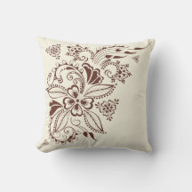 Grandir dans les fleurs coussins