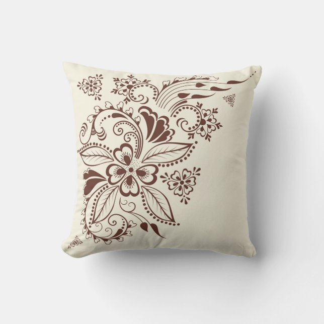 Grandir dans les fleurs coussins (Recto)