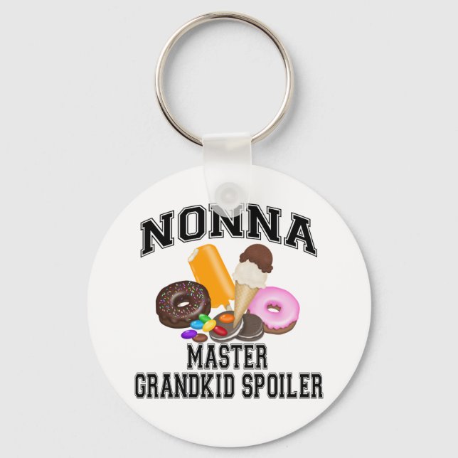 Grandkid Spoiler Nonna Schlüsselanhänger (Vorderseite)
