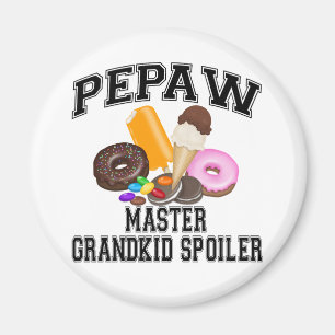 Grandkid Spoiler Pepaw Magnet