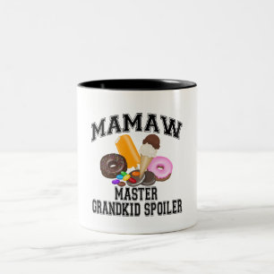 Grandkid-Verderber Mamaw Zweifarbige Tasse