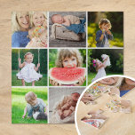 Grandkids 9 Square Foto Instagram Collage<br><div class="desc">Erstellen Sie ein besonderes personalisiertes Geschenk mit Fotos Ihrer Hochzeit, Reisen, Enkel, Haustiere oder anderen Erinnerungen, die auf ein Puzzle gedruckt sind. Diese Vorlage hat Platz für 9 quadratische Instagram-Foto. Verwenden Sie die Entwurfswerkzeuge, um den Text zu bearbeiten, Hintergrundfarben auszuwählen oder weitere Fotos hochzuladen. Puzzles nach Maß sind eine erschwingliche...</div>