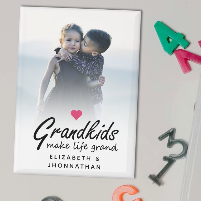 Grandkids Foto Keepake Großeltern Tagesgeschenk Magnet (Von Creator hochgeladen)