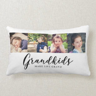 Grandkids machen Leben großartige niedliche Lendenkissen