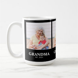 Grandm Established Bold Black 3 Photo Coffee Mug Kaffeetasse