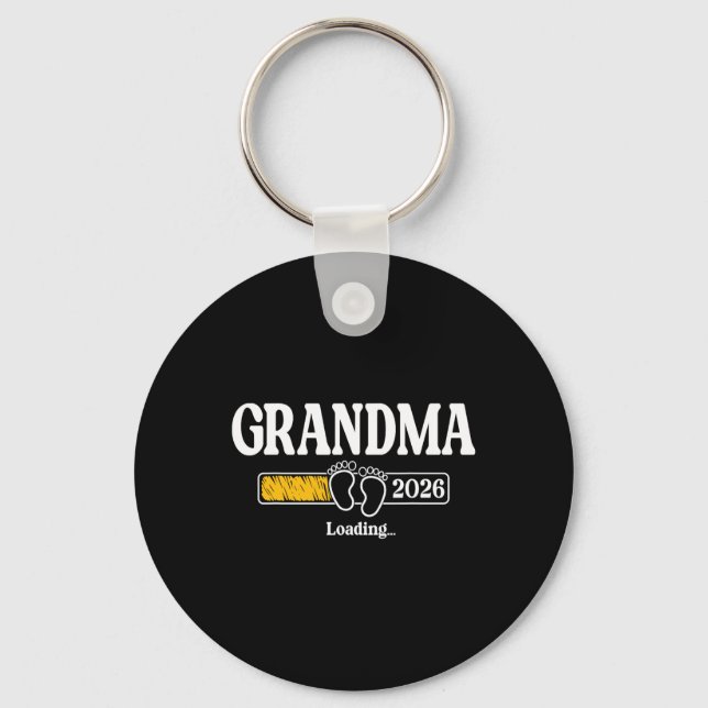 Grandma 2026 Loading Grandma Est. 2026, New Grandm Schlüsselanhänger (Vorderseite)