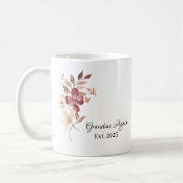 Grandma Again Est. Year – Family Milestone Kaffeetasse