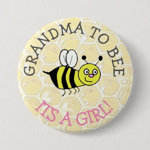 GRANDMA als Baby-Duschknopf Button