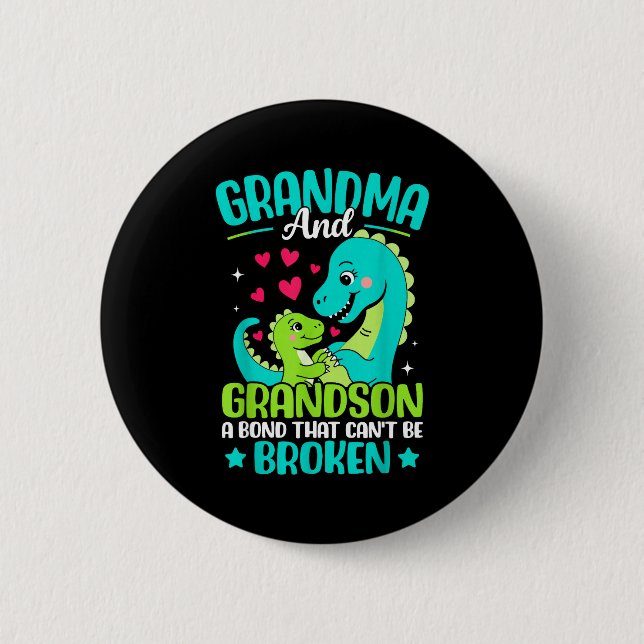 Grandma And Grandson A Bond That Can't Be Broken D Button (Vorderseite)
