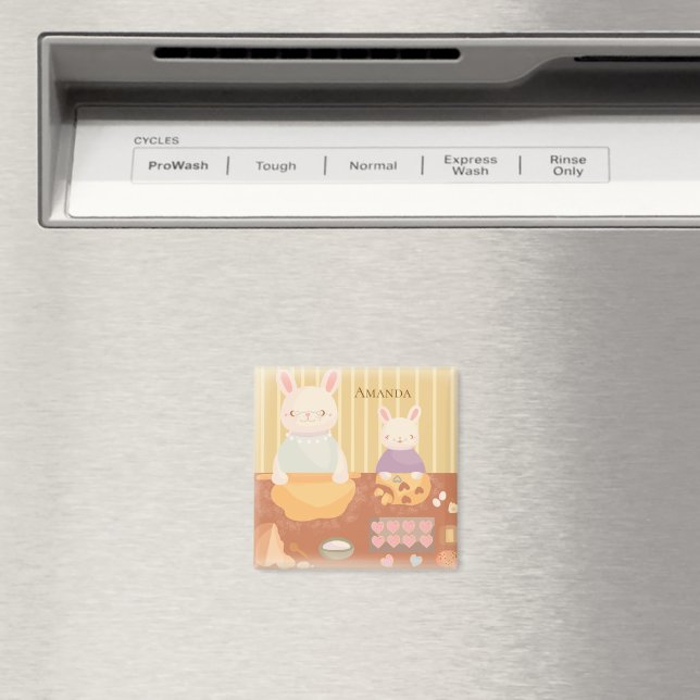 Grandma Baking Cookies Magnet (In Situ (Geschirrspüler))