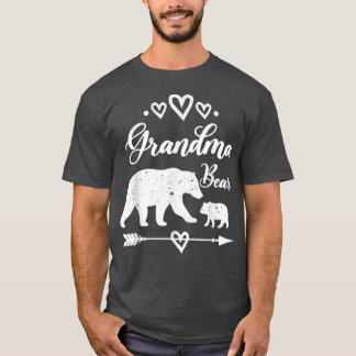 Grandma Bear T Shirt Best Mother's Father's Day 